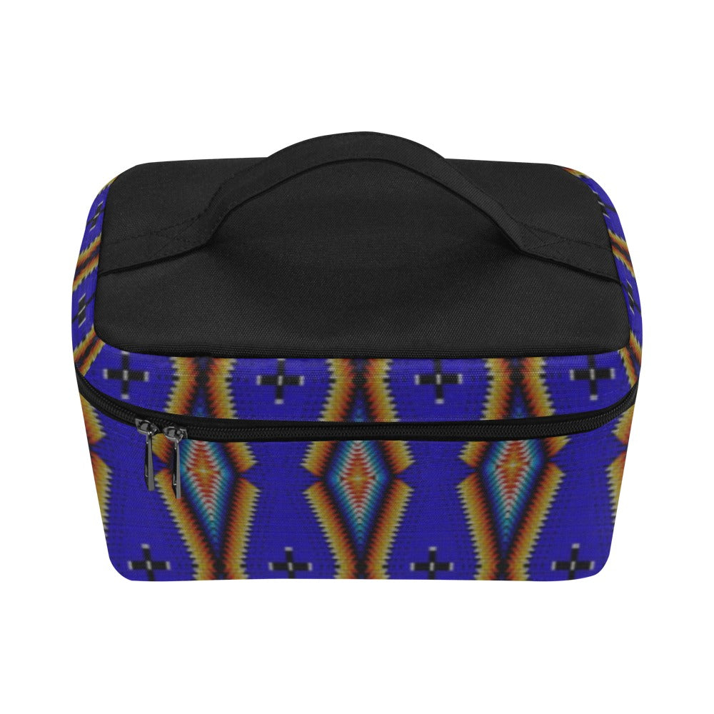 Diamond in the Bluff Blue Cosmetic Bag/Large