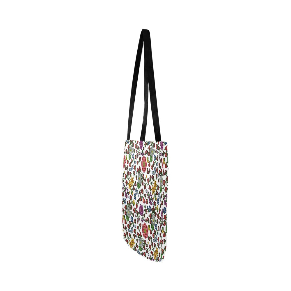 Berry Pop White Reusable Shopping Bag (Two sides)