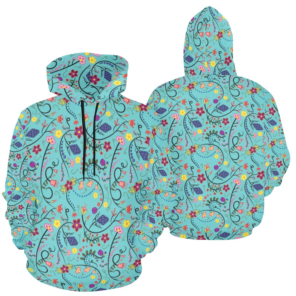 Fresh Fleur Sky Hoodie for Women (USA Size)