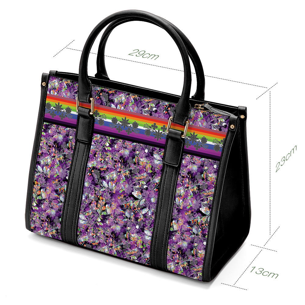 Culture in Nature Purple Convertible Hand or Shoulder Bag