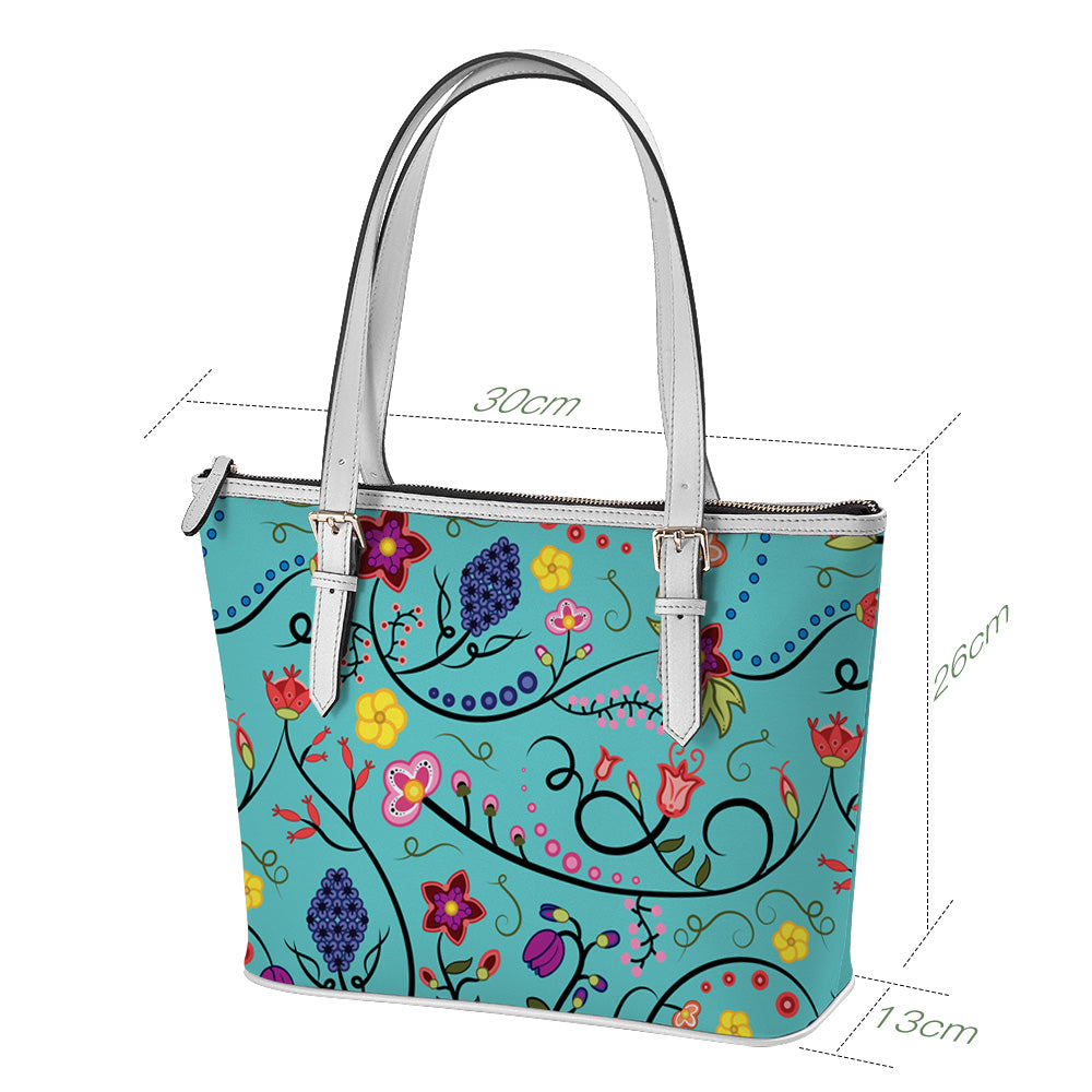 Fresh Fleur Sky Large Tote Shoulder Bag