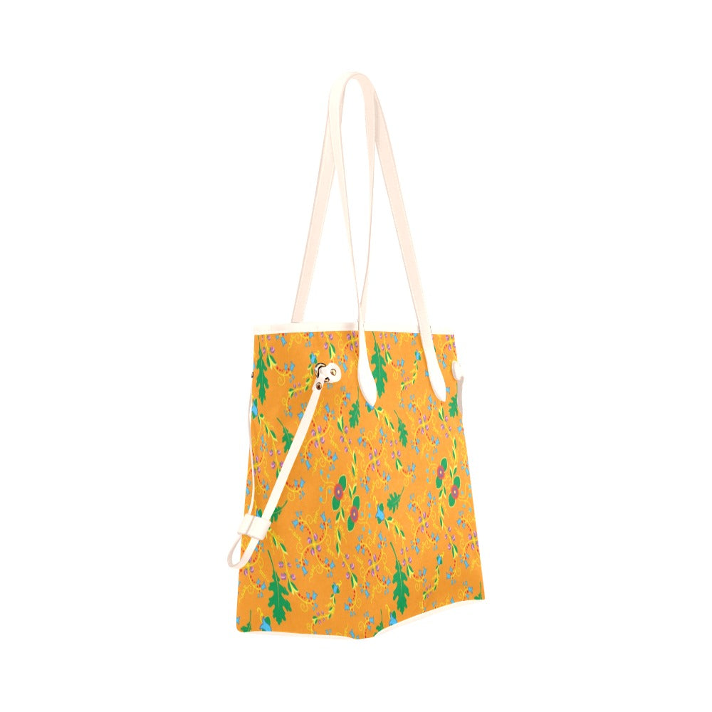 Vine Life Sunshine Clover Canvas Tote Bag