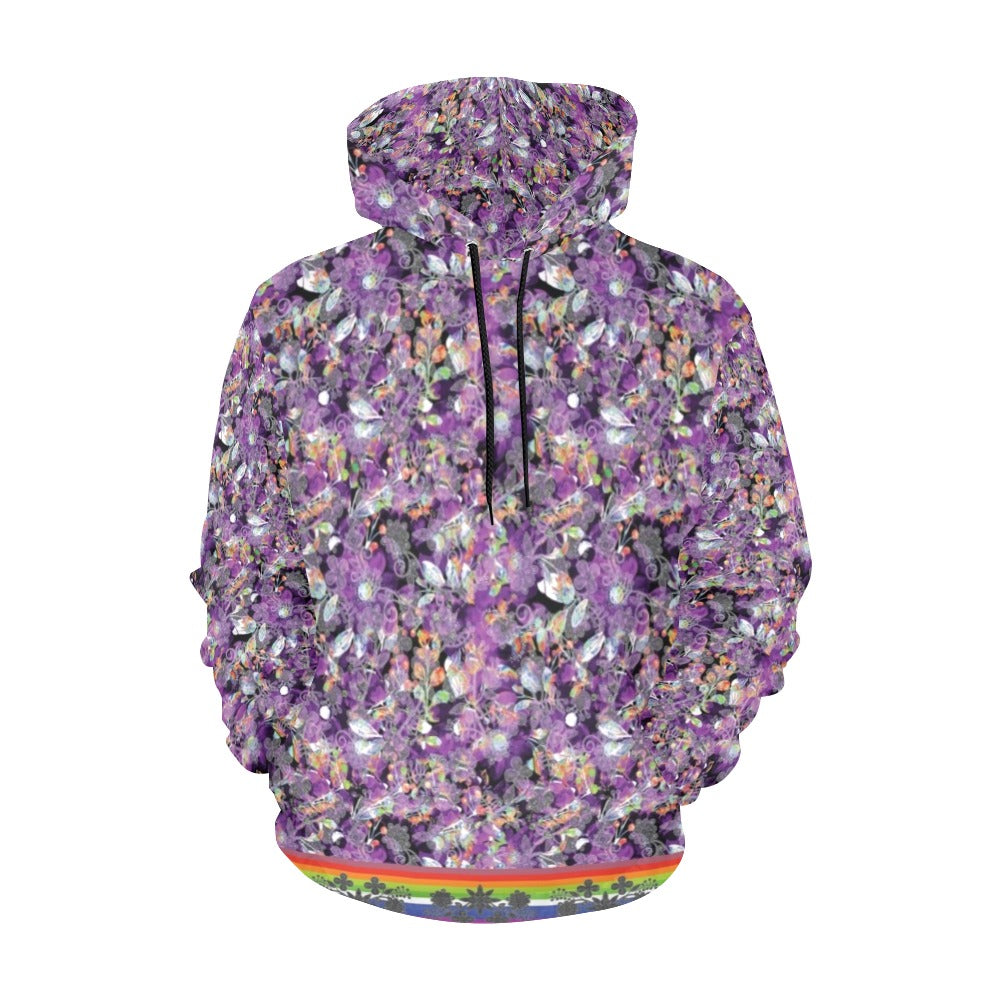 Culture in Nature Purple Hoodie for Men (USA Size)