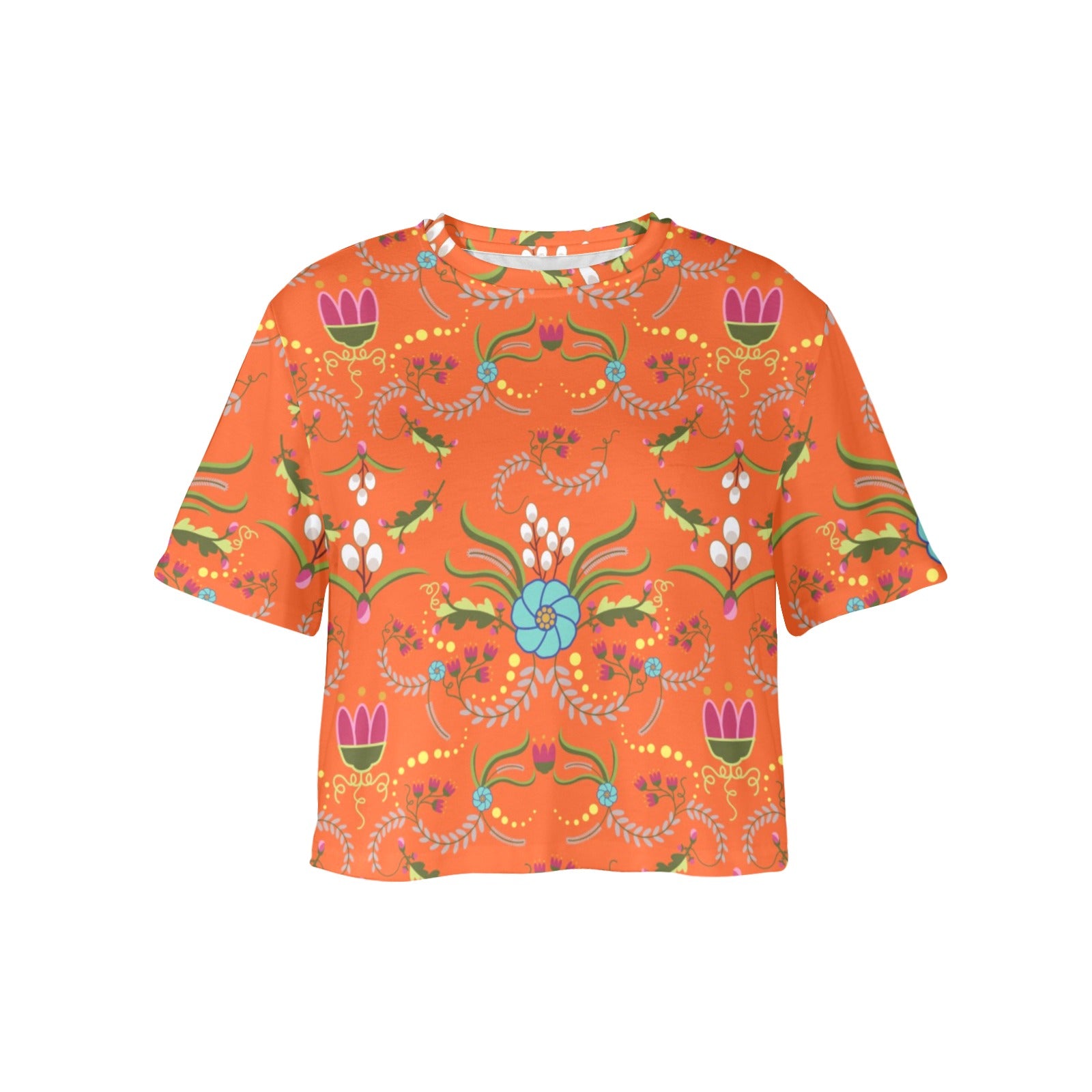 First Bloom Carrots Women's Cropped T-shirt