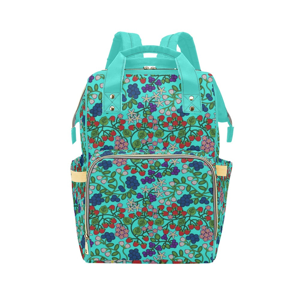Takwakin Harvest Turquoise Multi-Function Diaper Backpack/Diaper Bag