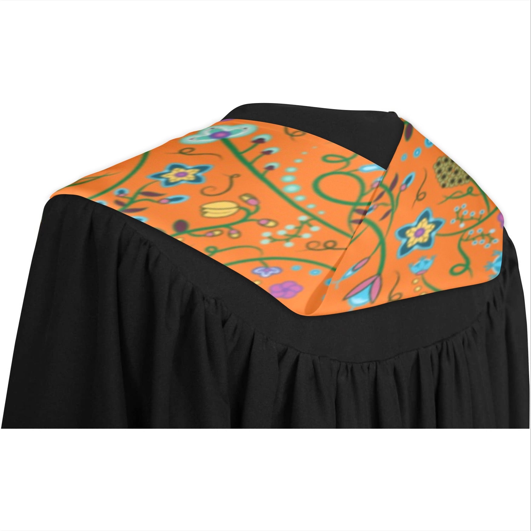 Fresh Fleur Carrot Graduation Stole