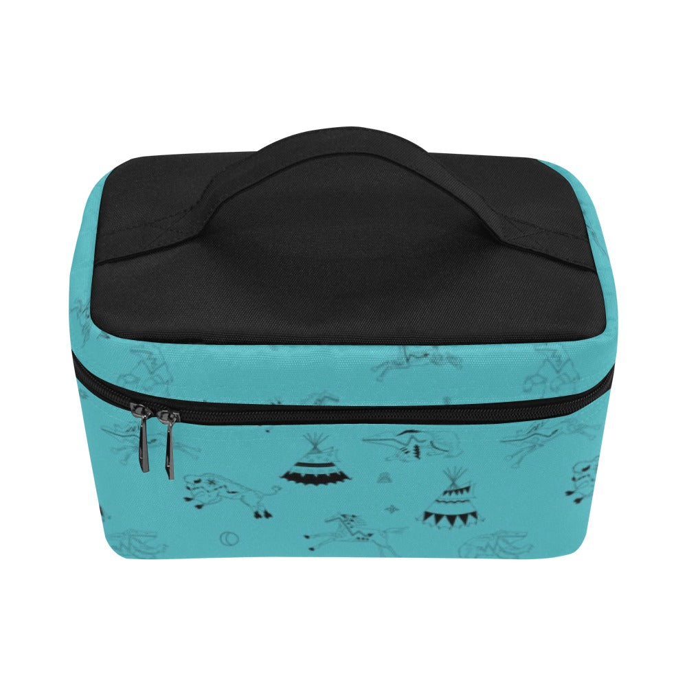 Ledger Dabbles Torquoise Cosmetic Bag/Large