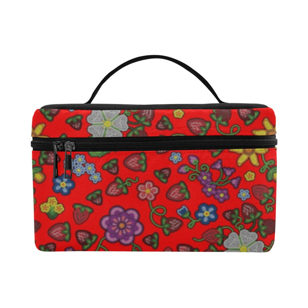 Berry Pop Fire Cosmetic Bag/Large