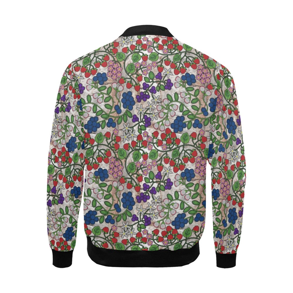 Takwakin Harvest Br Bark All Over Print Bomber Jacket for Men