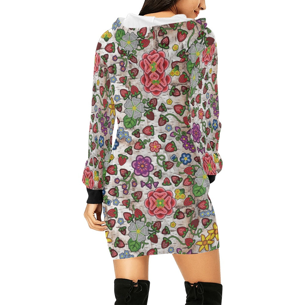 Berry Pop Br Bark Hoodie Dress