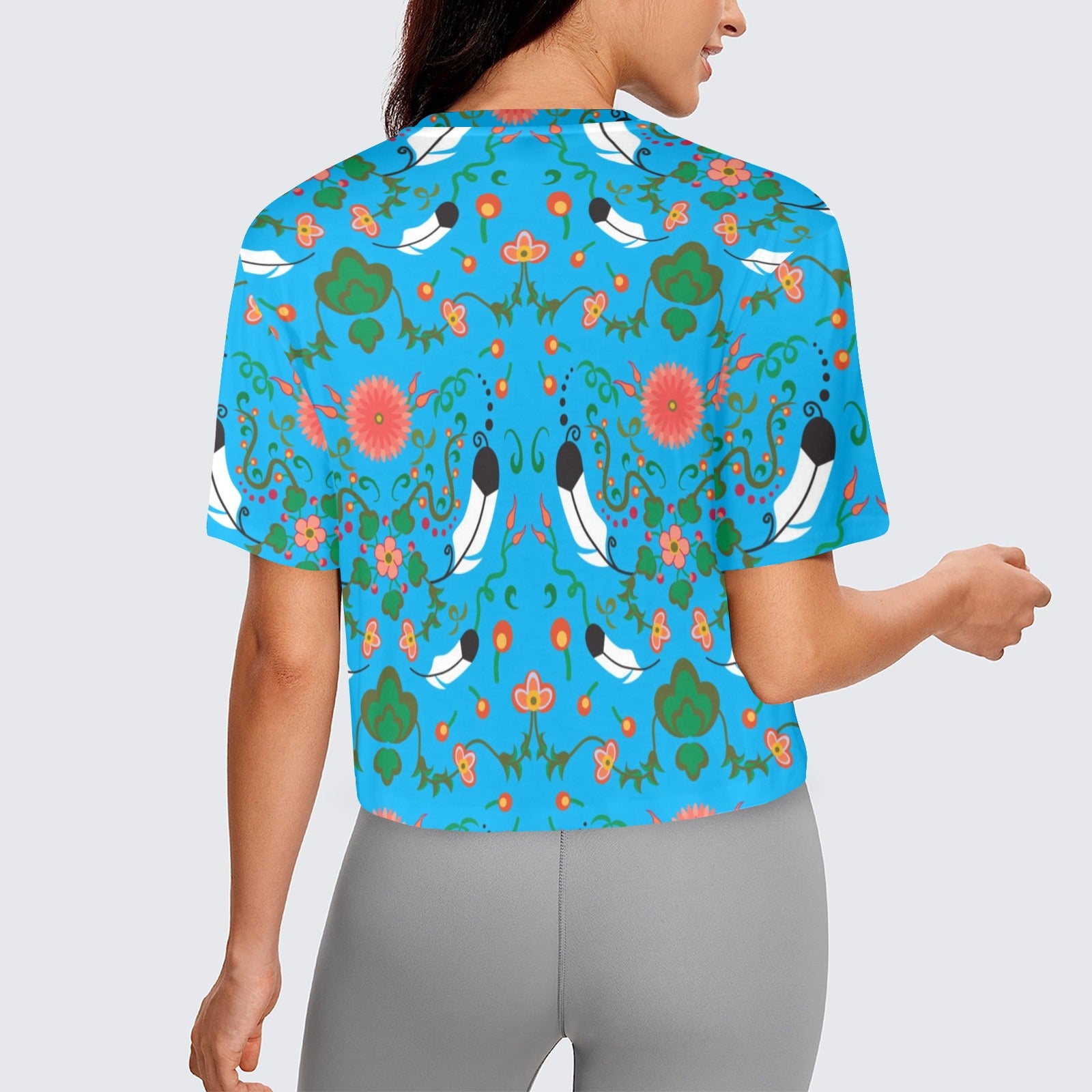 New Growth Bright Sky Women's Cropped T-shirt
