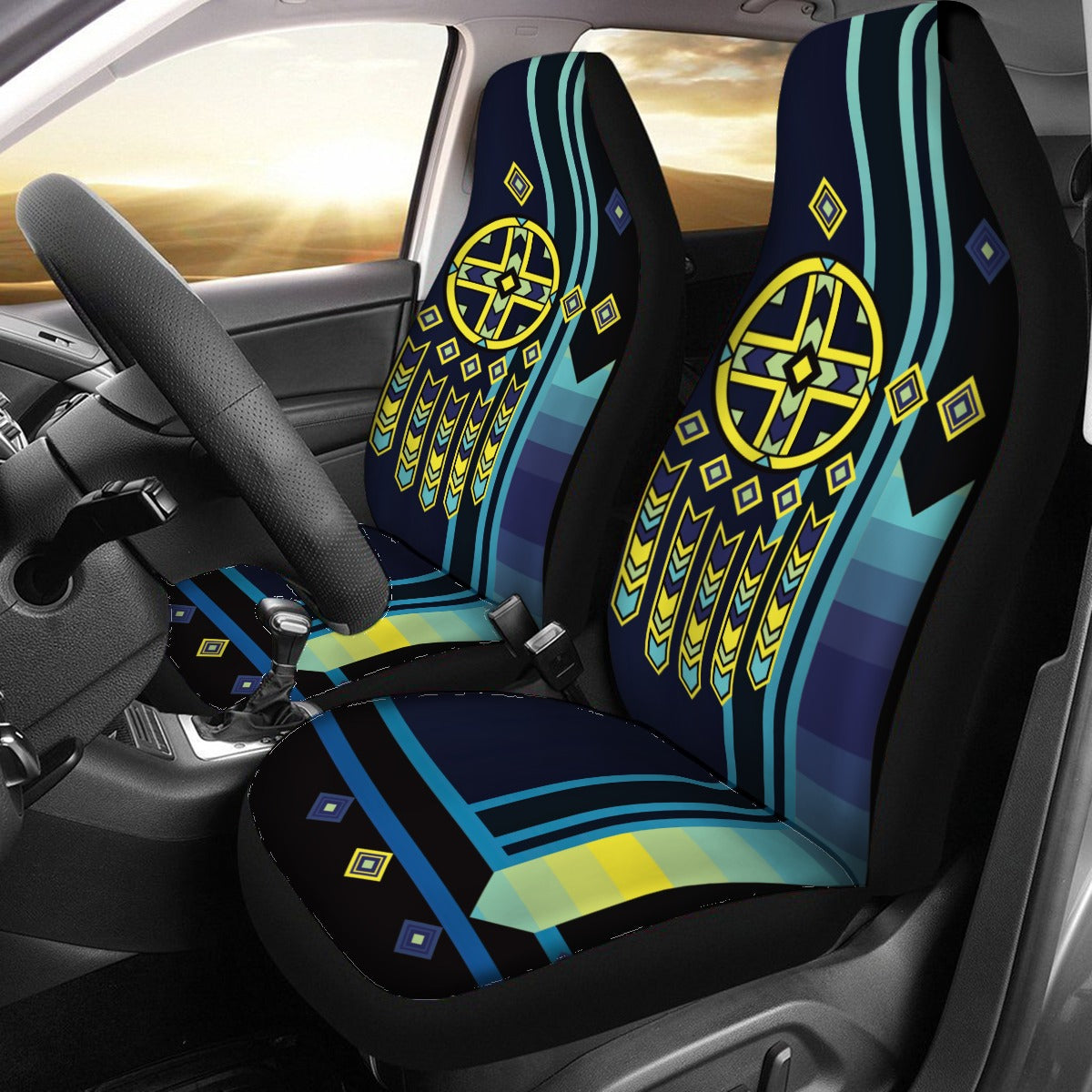 Dreamcatcher Universal Car Seat Cover With Thickened Back