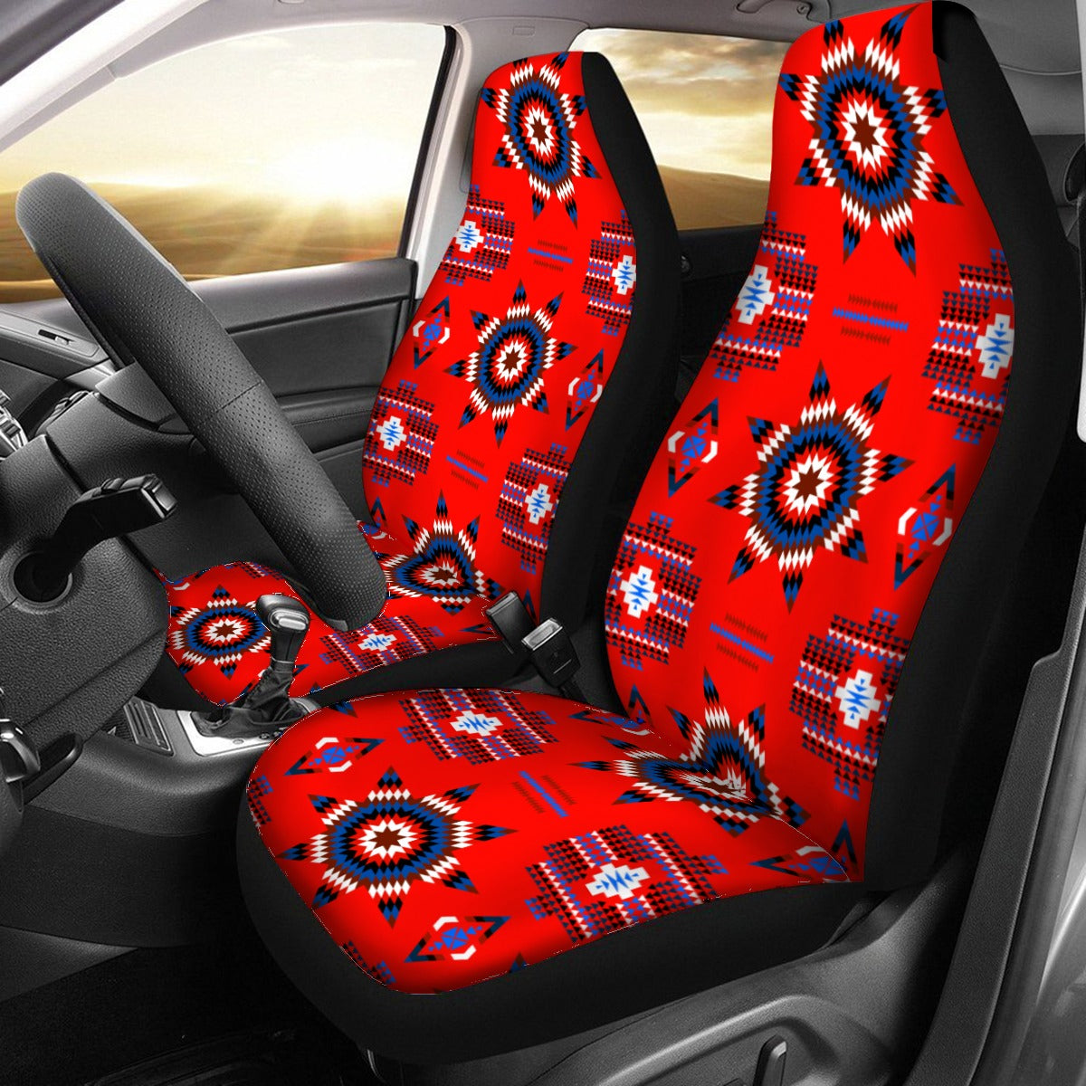 Rising Star Blood Moon Universal Car Seat Cover With Thickened Back