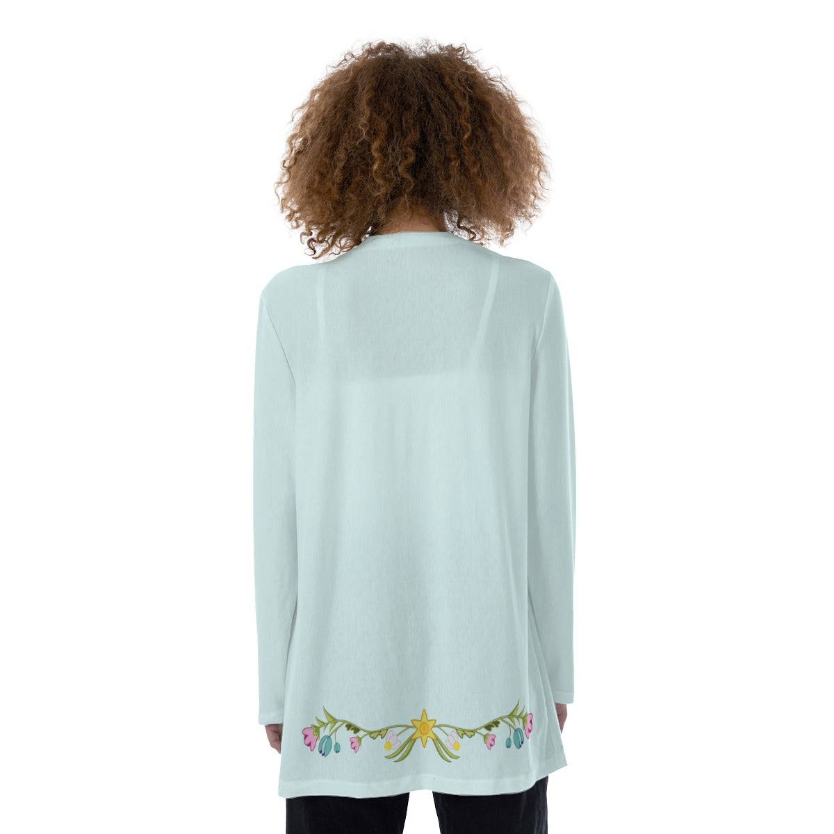 Cerulean Prairie Spring Women's Pocket Cardigan