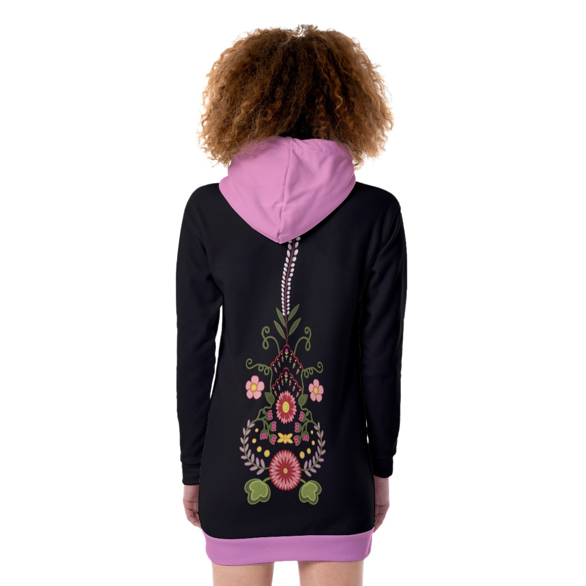 Willow Bloom Midnight Heavy Fleece Long Hoodie