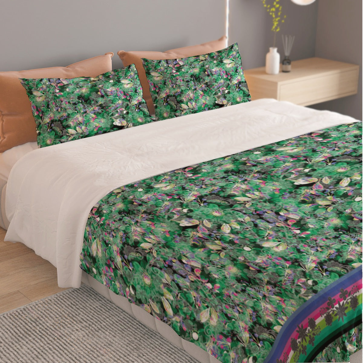 Culture in Nature Green Bedding Set