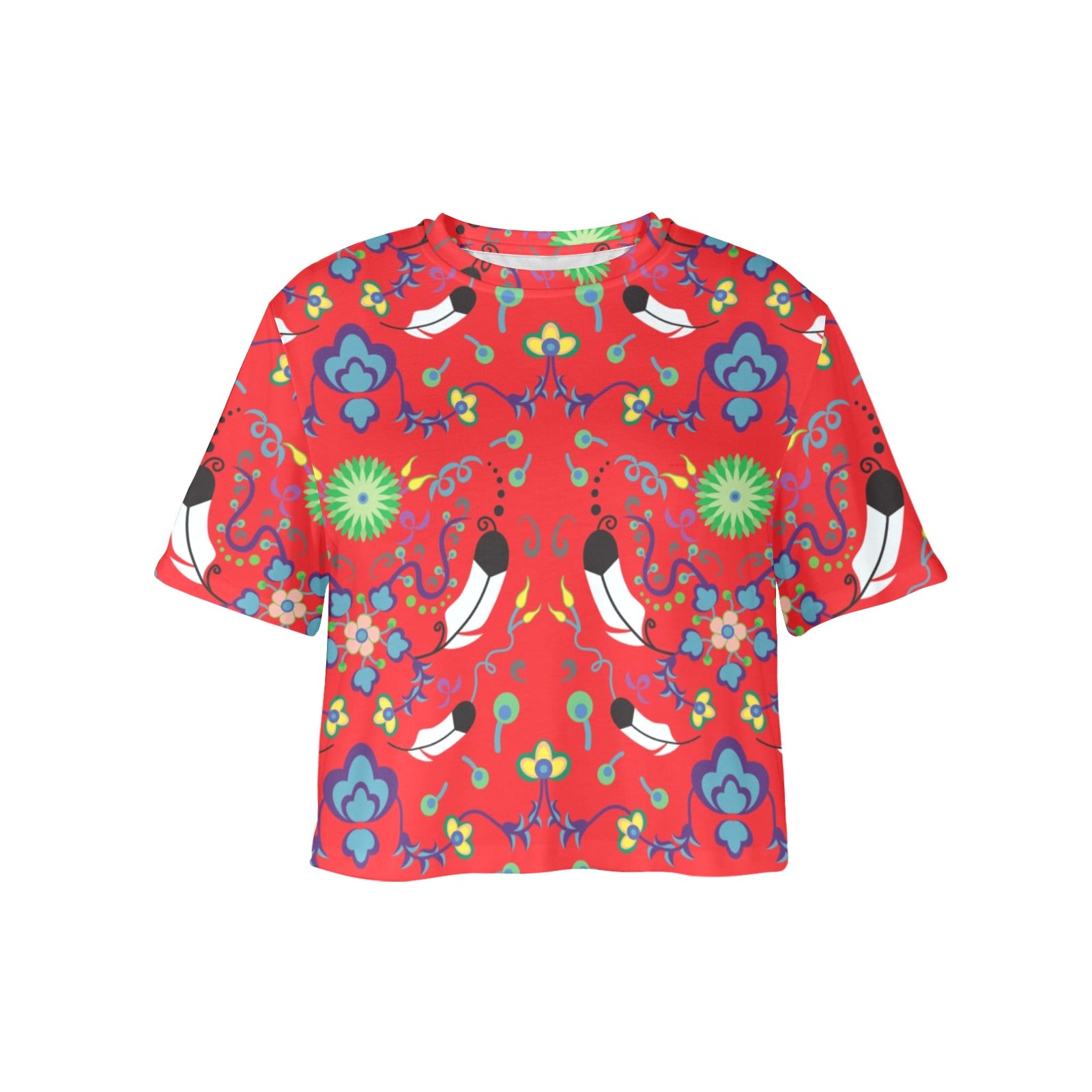 New Growth Vermillion Women's Cropped T-shirt