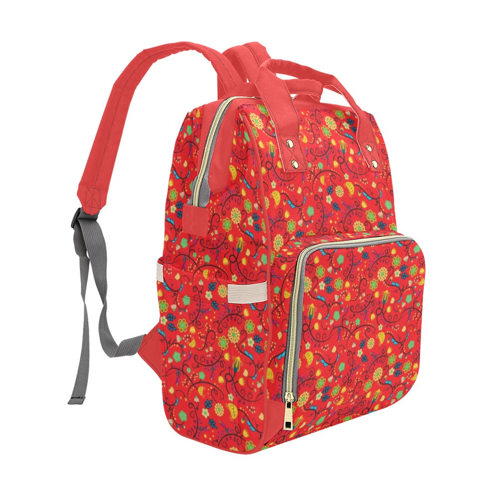 Nipin Blossom Fire Multi-Function Diaper Backpack/Diaper Bag