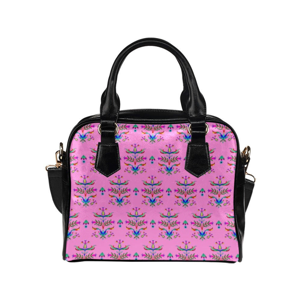 Dakota Damask Cheyenne Pink Shoulder Handbag