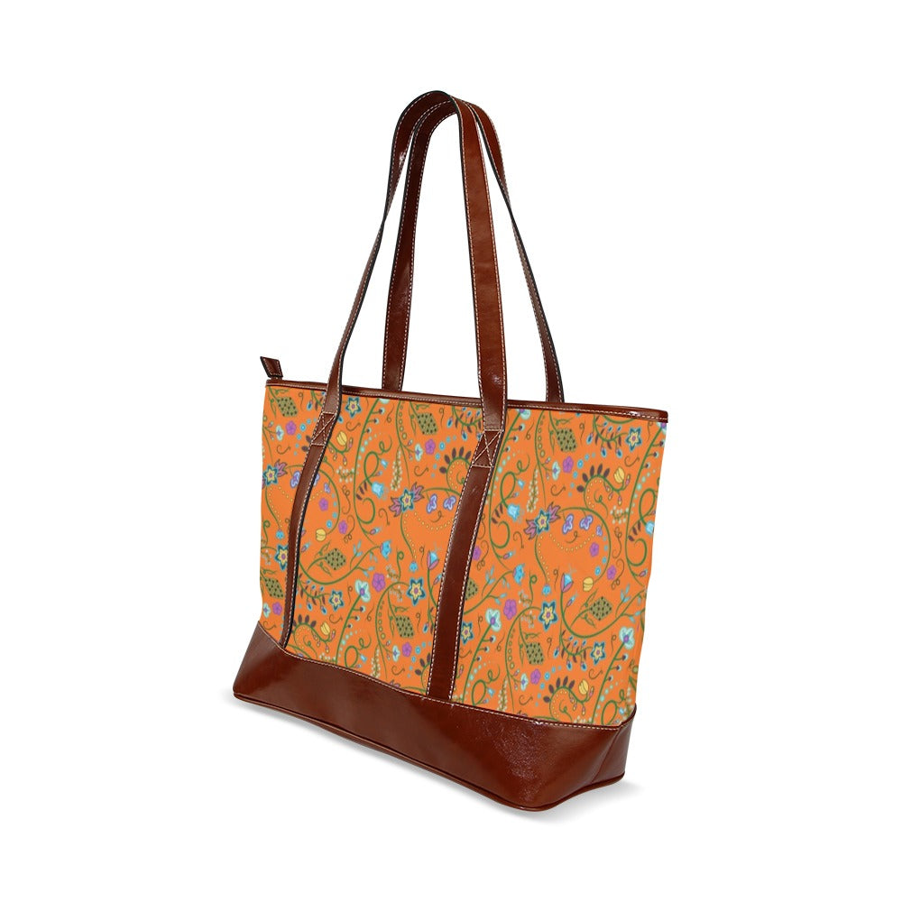 Fresh Fleur Carrot Tote Handbag