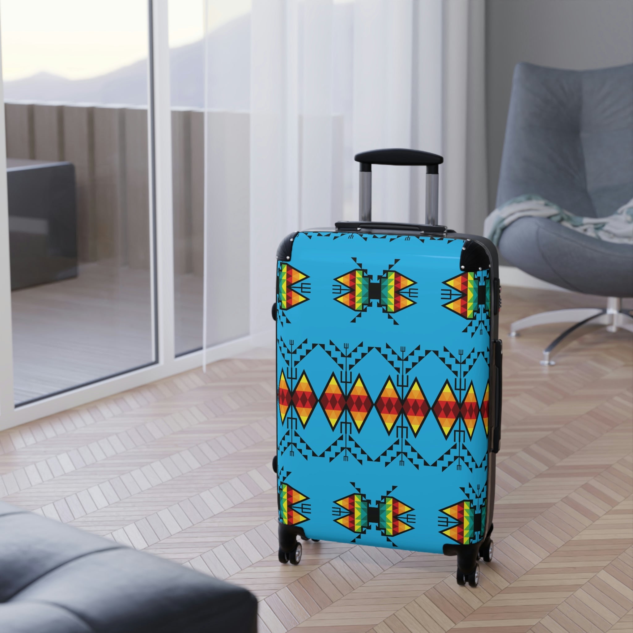 Sacred Trust Sky Suitcases