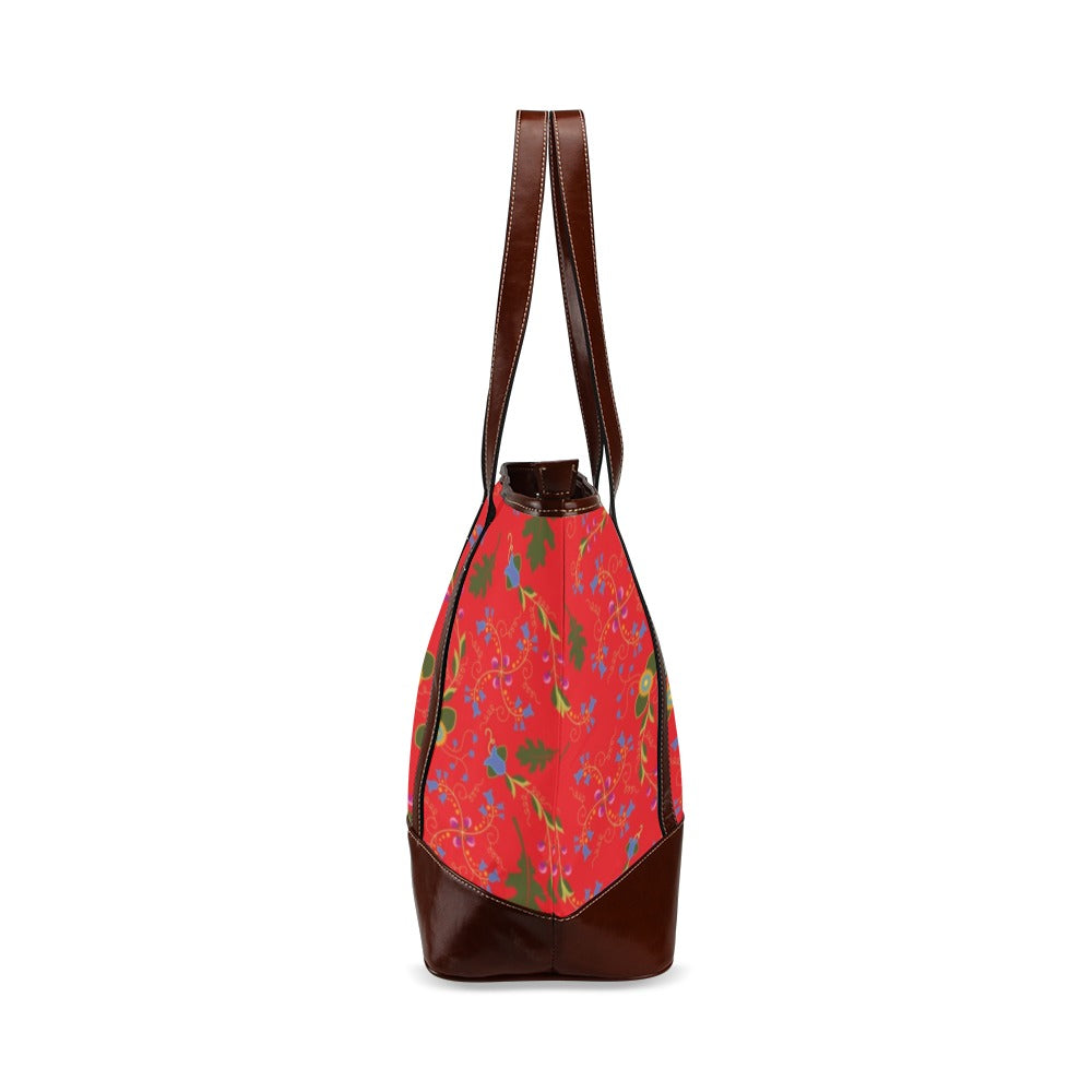 Vine Life Scarlet Tote Handbag