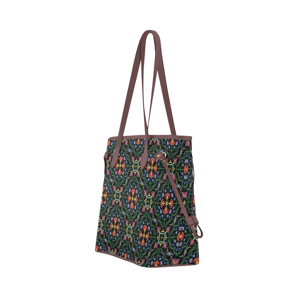 Quill Visions Clover Canvas Tote Bag