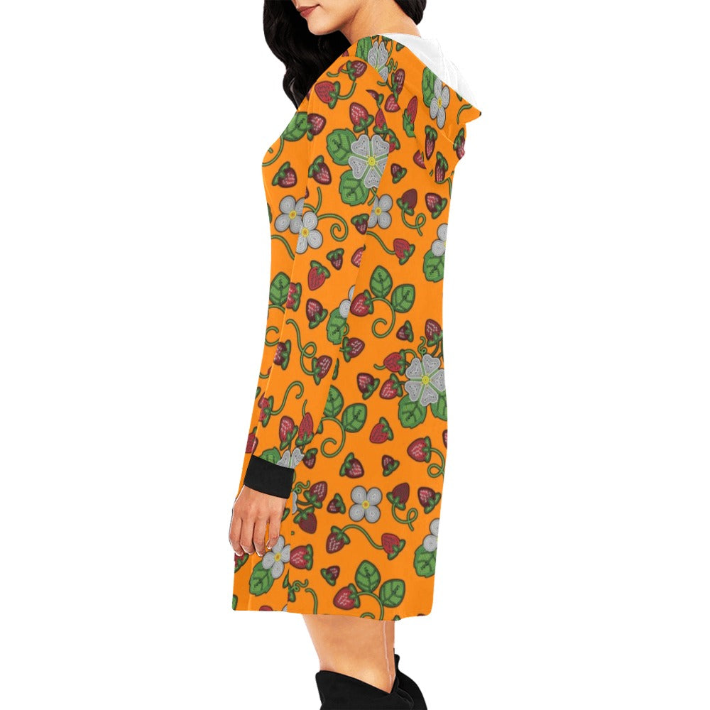 Strawberry Dreams Carrot Hoodie Dress