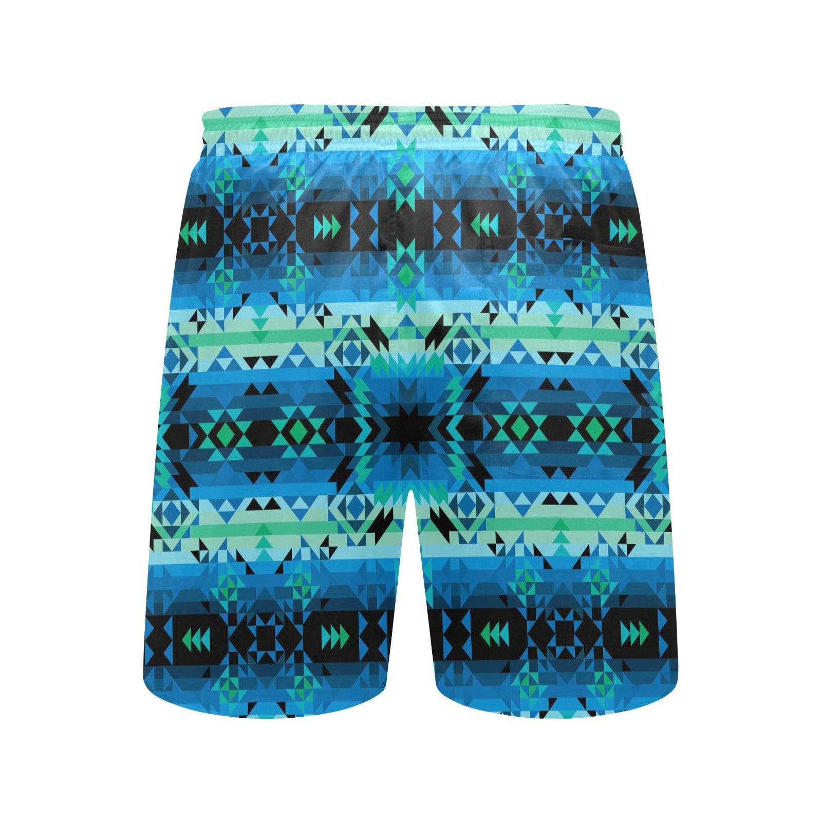 Green Star Men's Mid-Length Beach Shorts