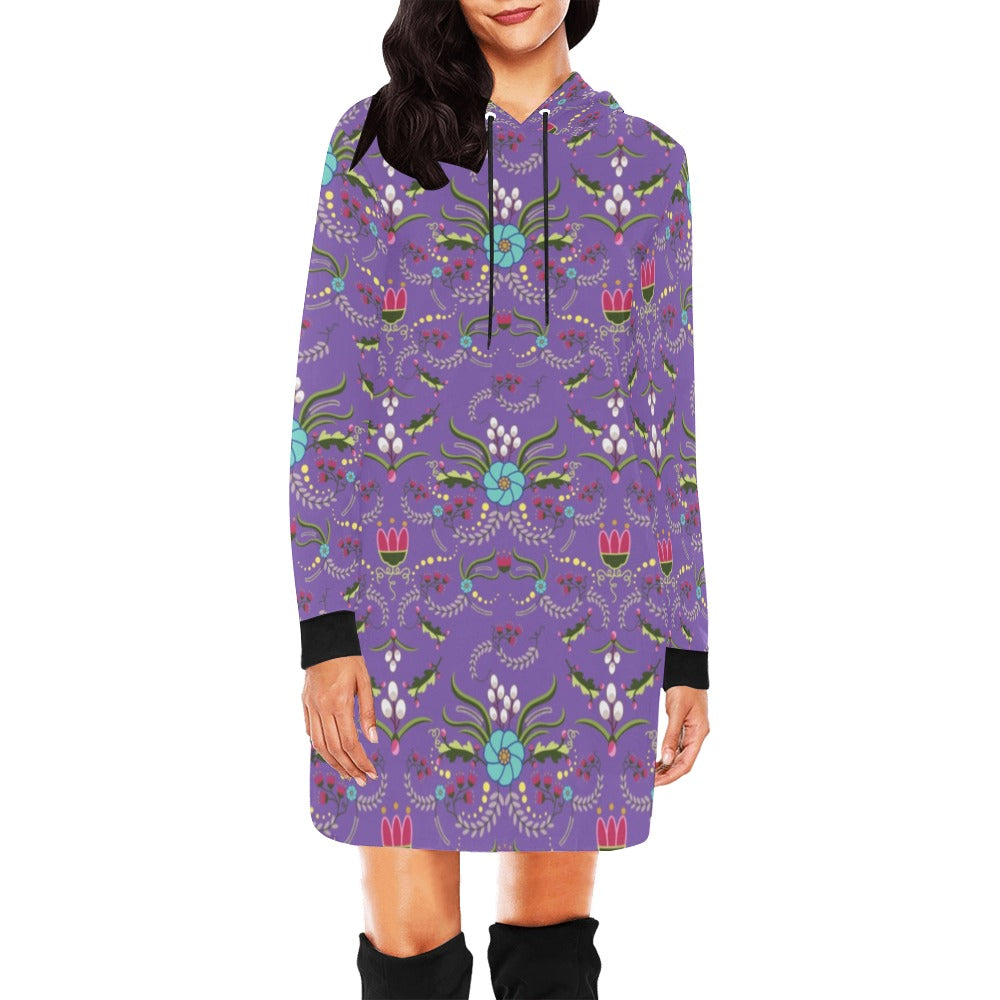 First Bloom Royal Hoodie Dress