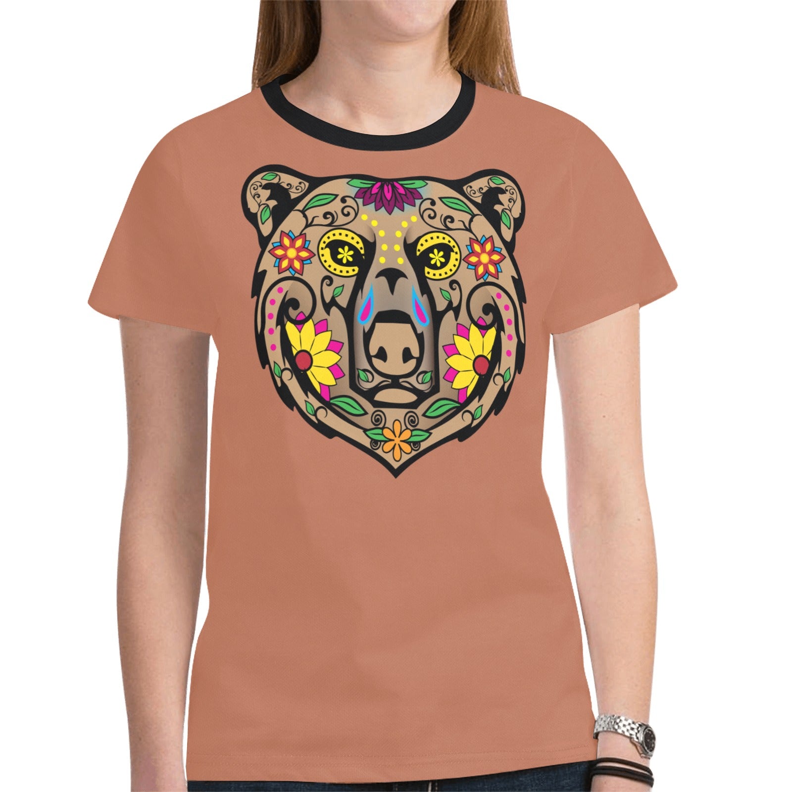 Bear Spirit Guide (Brown) T-shirt for Women
