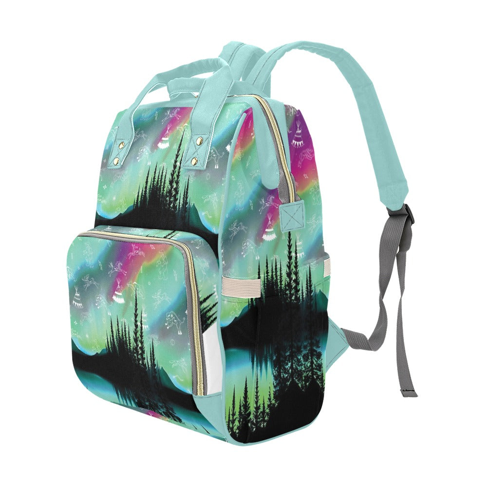 Aurora Medicine Animals 2 Multi-Function Diaper Backpack/Diaper Bag