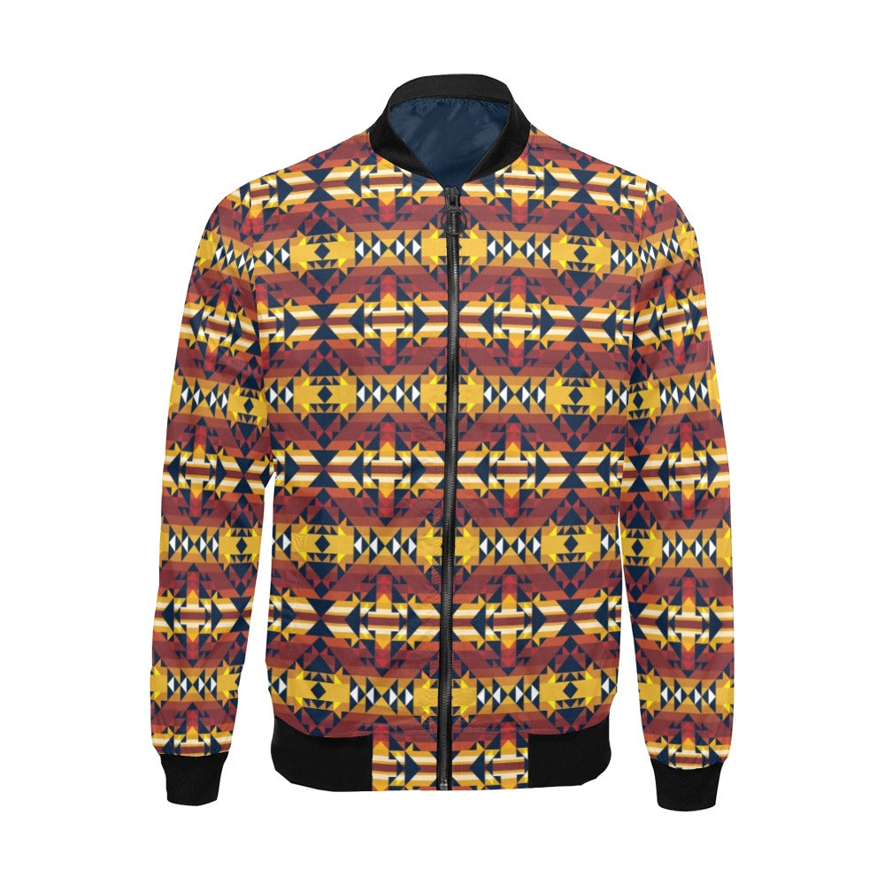 Golden Clouds Bomber Jacket for Men