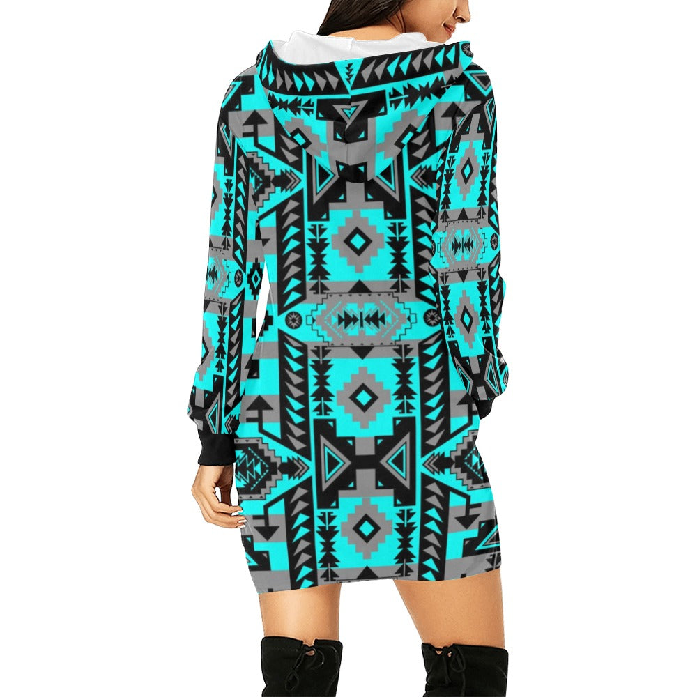 Chiefs Mountain Sky Hoodie Dress