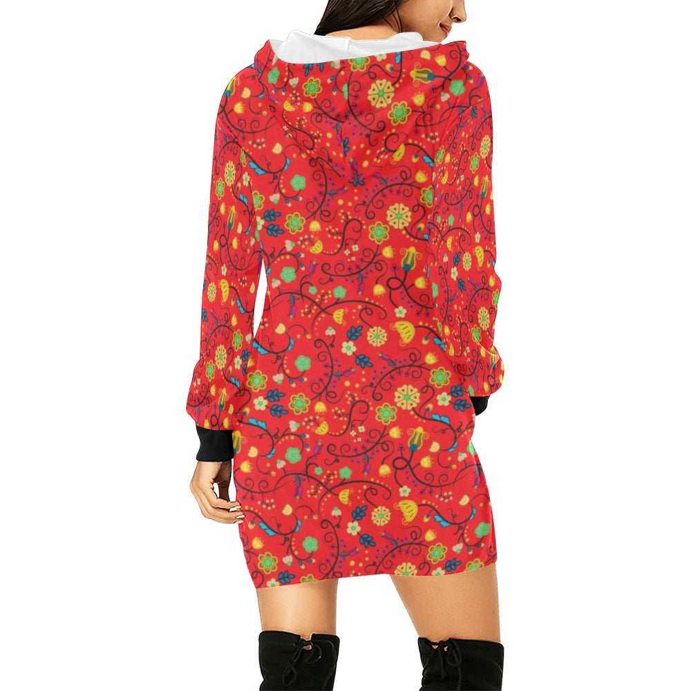 Nipin Blossom Fire Hoodie Dress