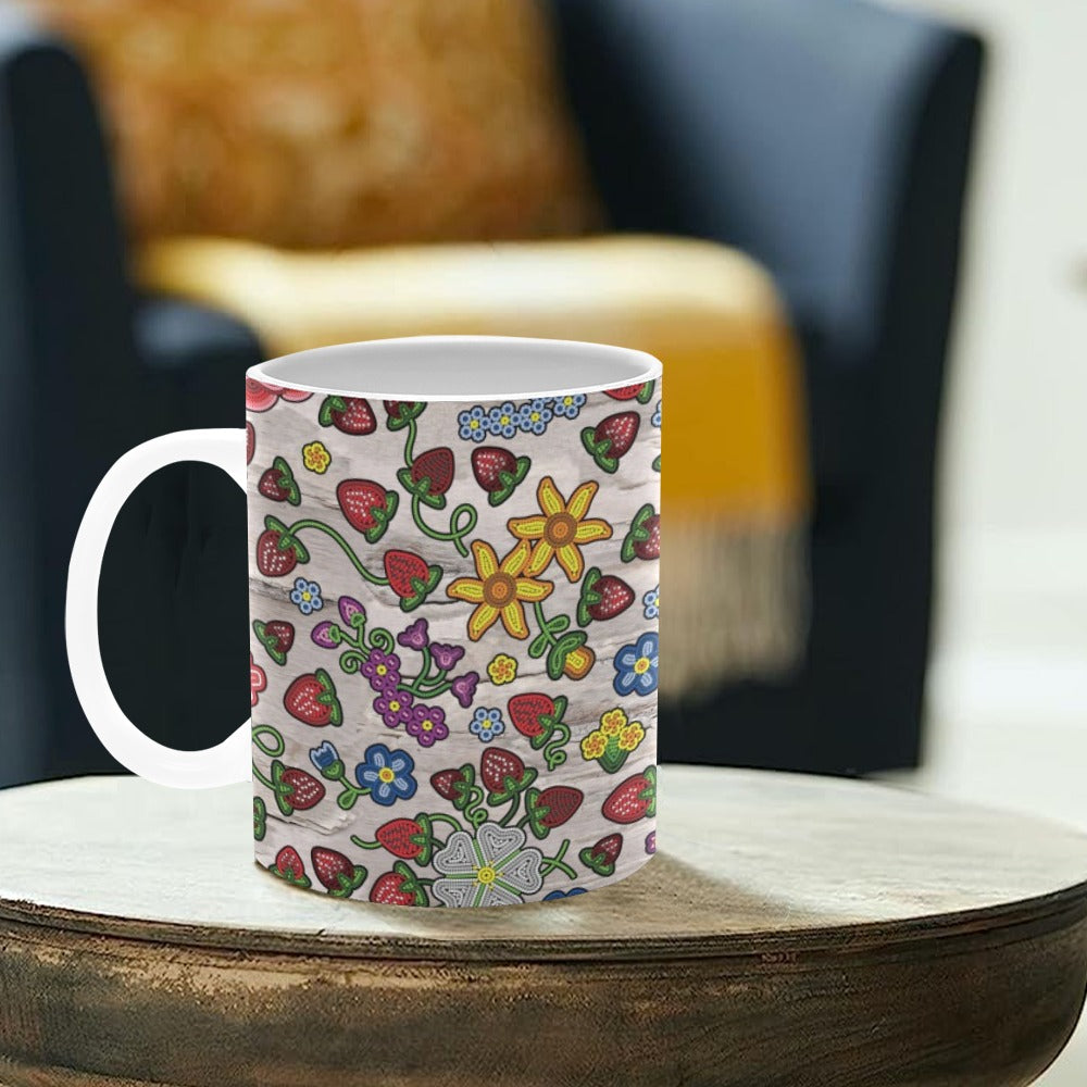 Berry Pop Bright Birch White Mug(11OZ)