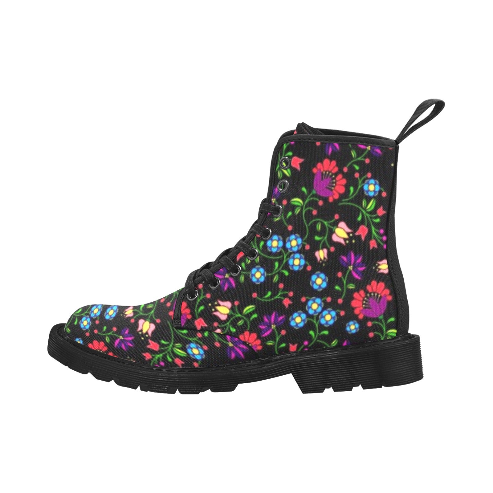Fleur Indigine Boots for Women (Black)