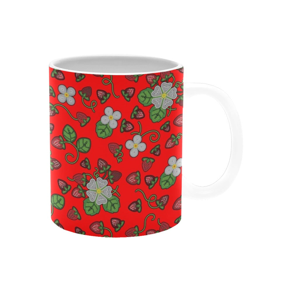 Strawberry Dreams Fire White Mug(11OZ)