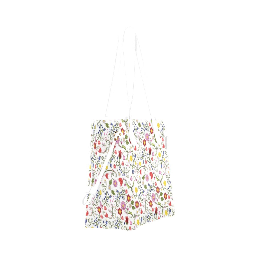 Nipin Blossom Clover Canvas Tote Bag