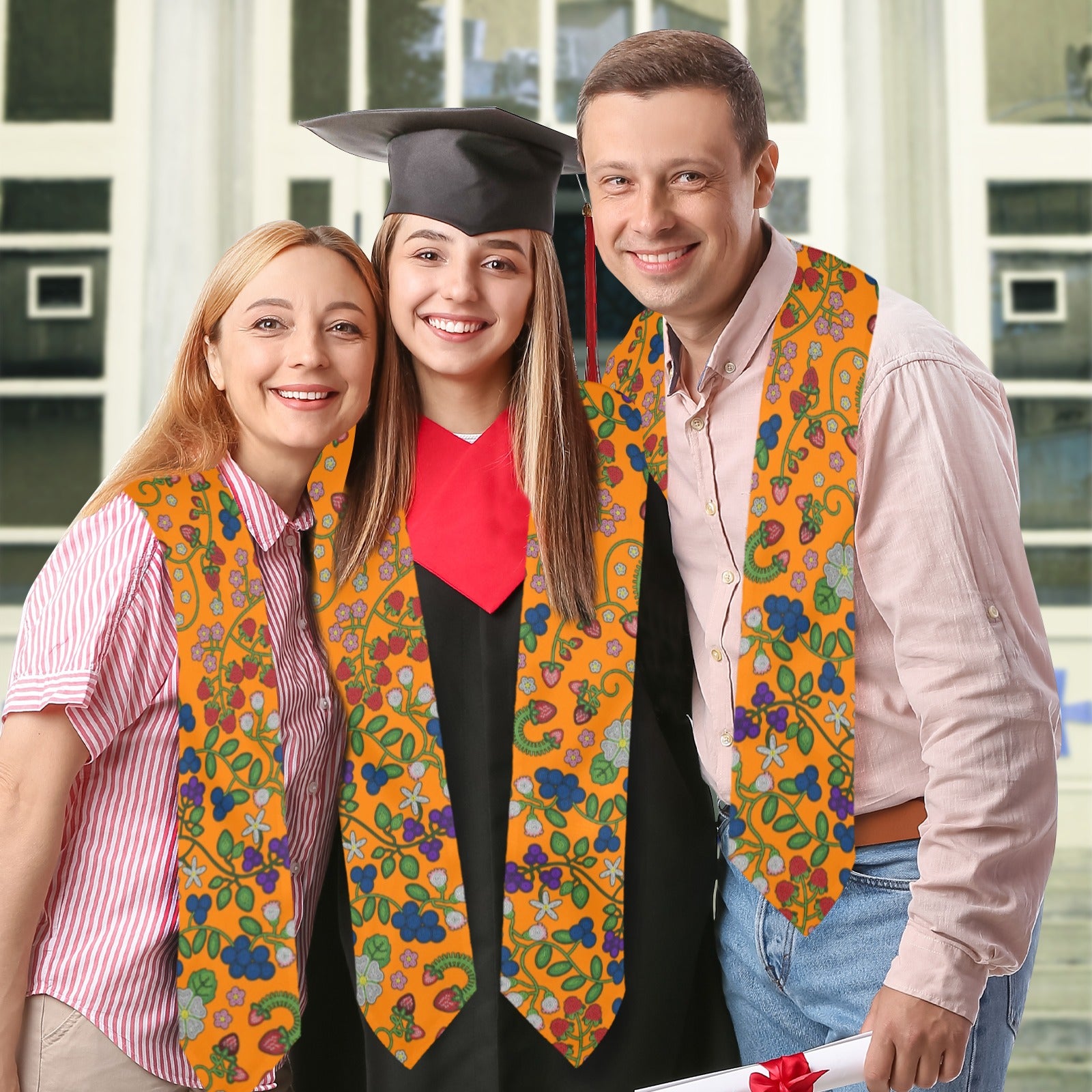 Grandmother Stories Carrot Graduation Stole