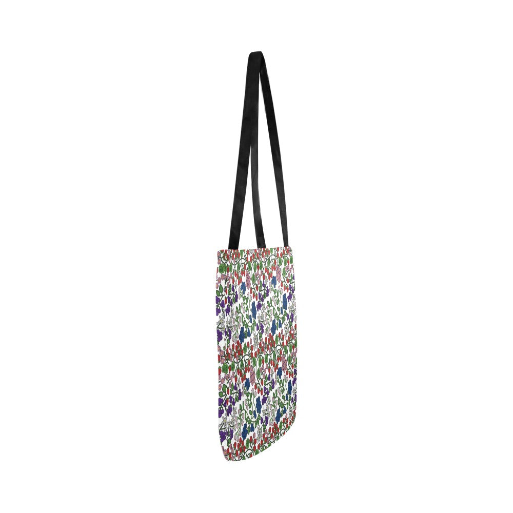 Takwakin Harvest White Reusable Shopping Bag (Two sides)