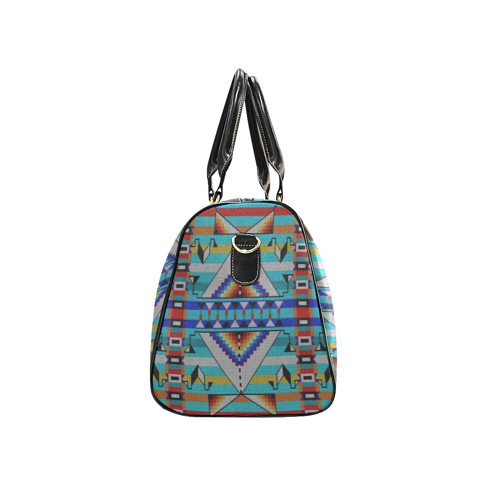 Medicine Blessing Turquoise Waterproof Travel Bag