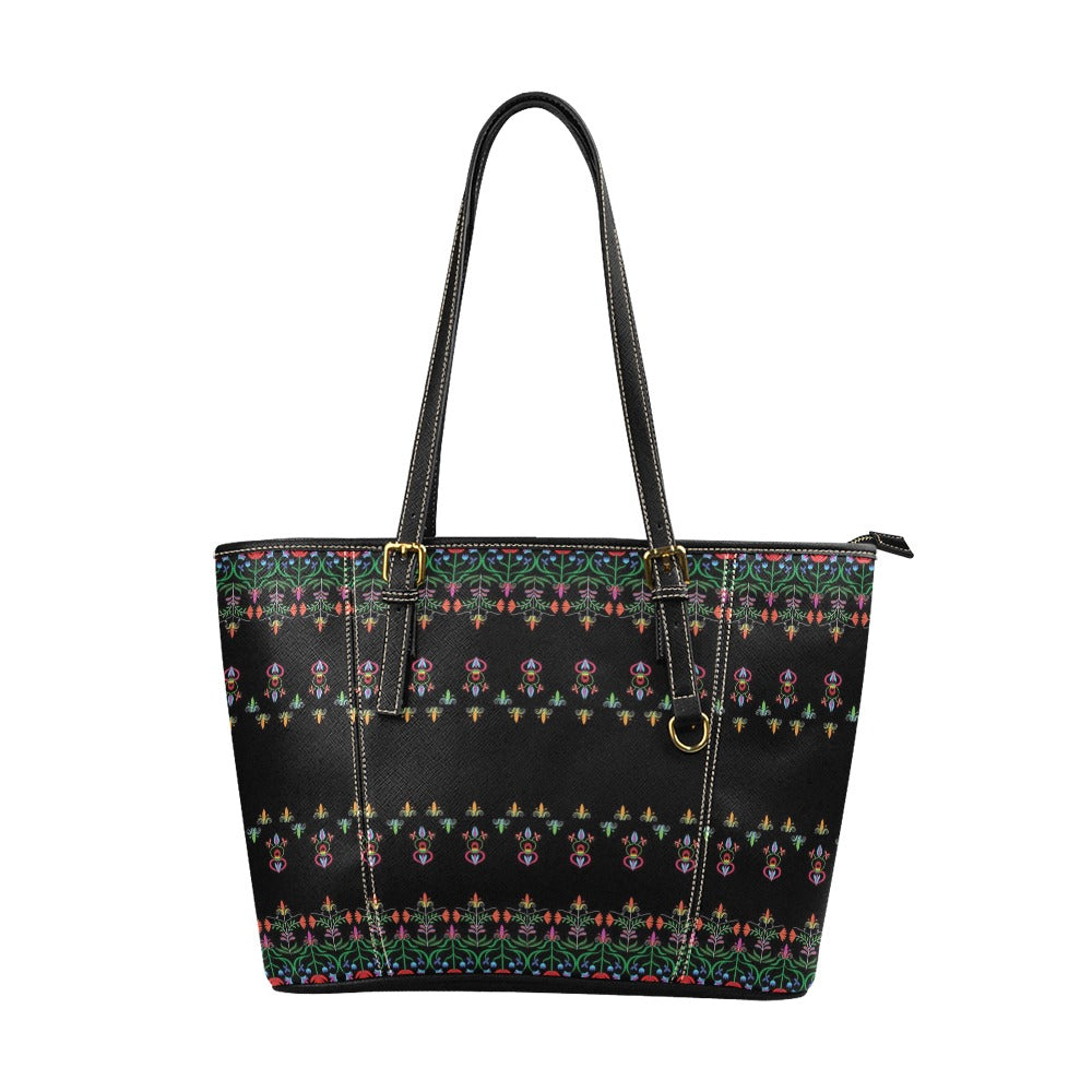 Metis Corn Mother Leather Tote Bag/Large