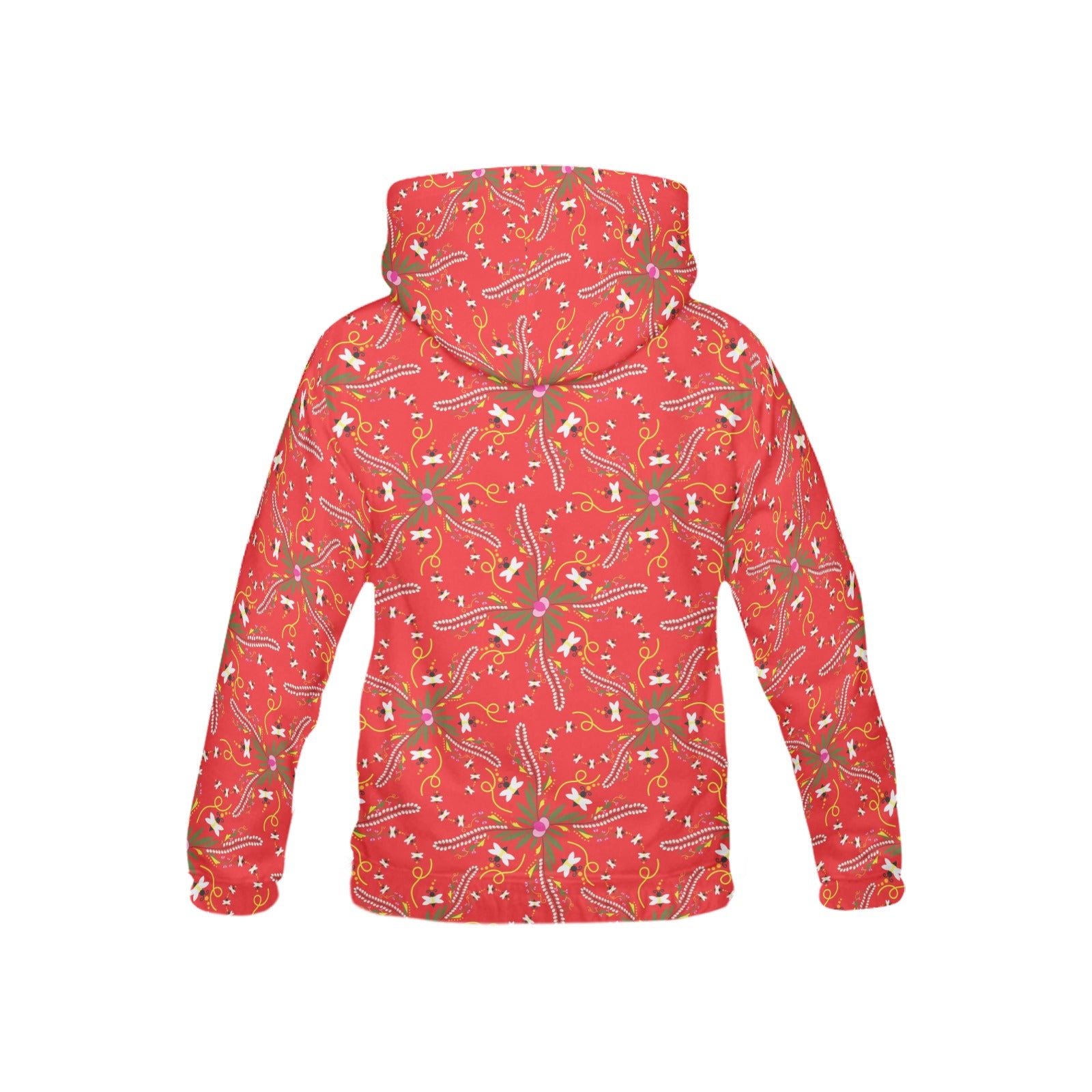 Willow Bee Cardinal Hoodie for Kid (USA Size) (Model H13)