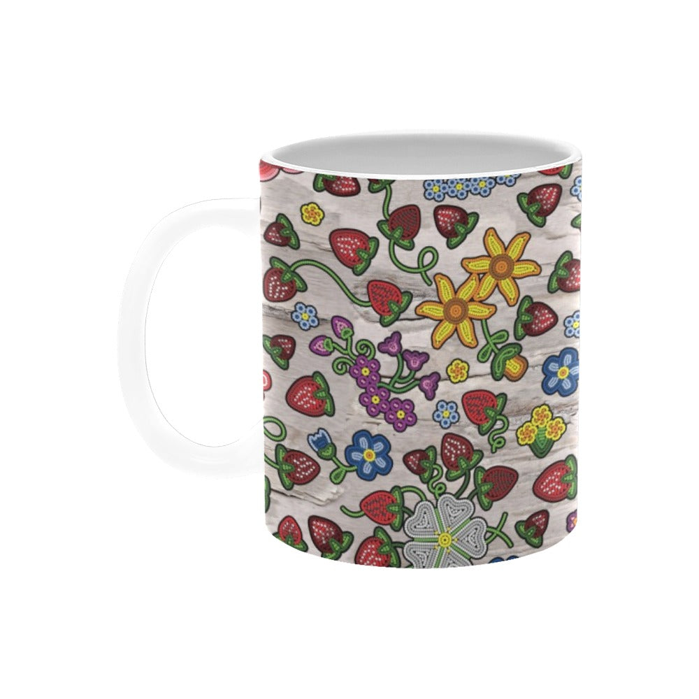 Berry Pop Bright Birch White Mug(11OZ)