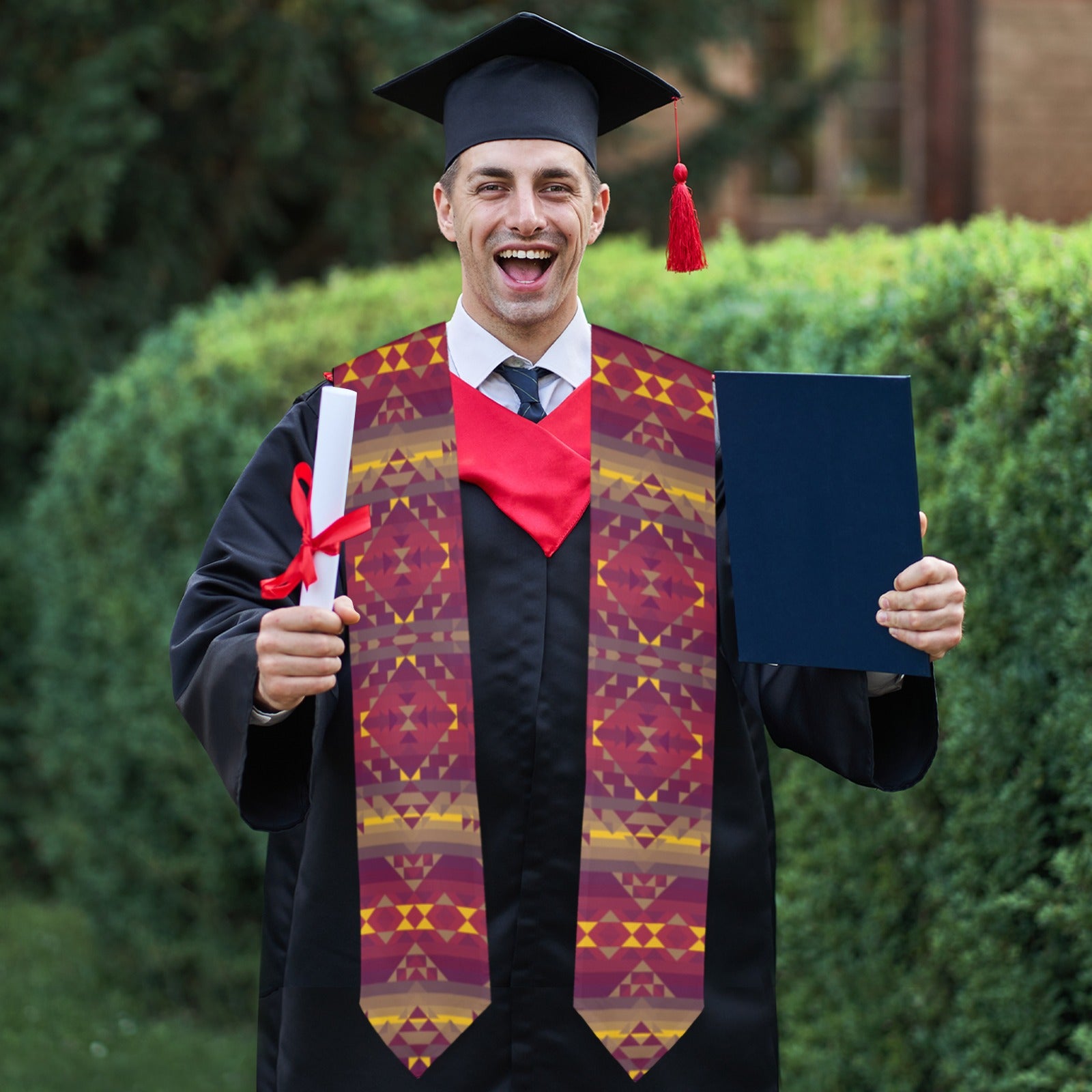 Gold Wool Graduation Stole