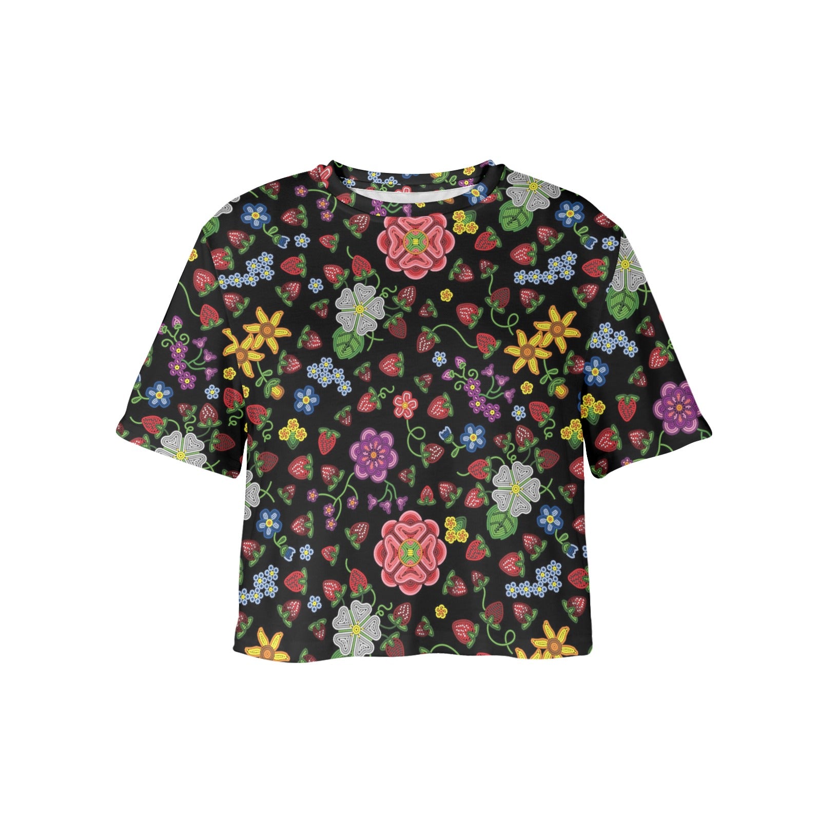 Berry Pop Midnight Women's Cropped T-shirt