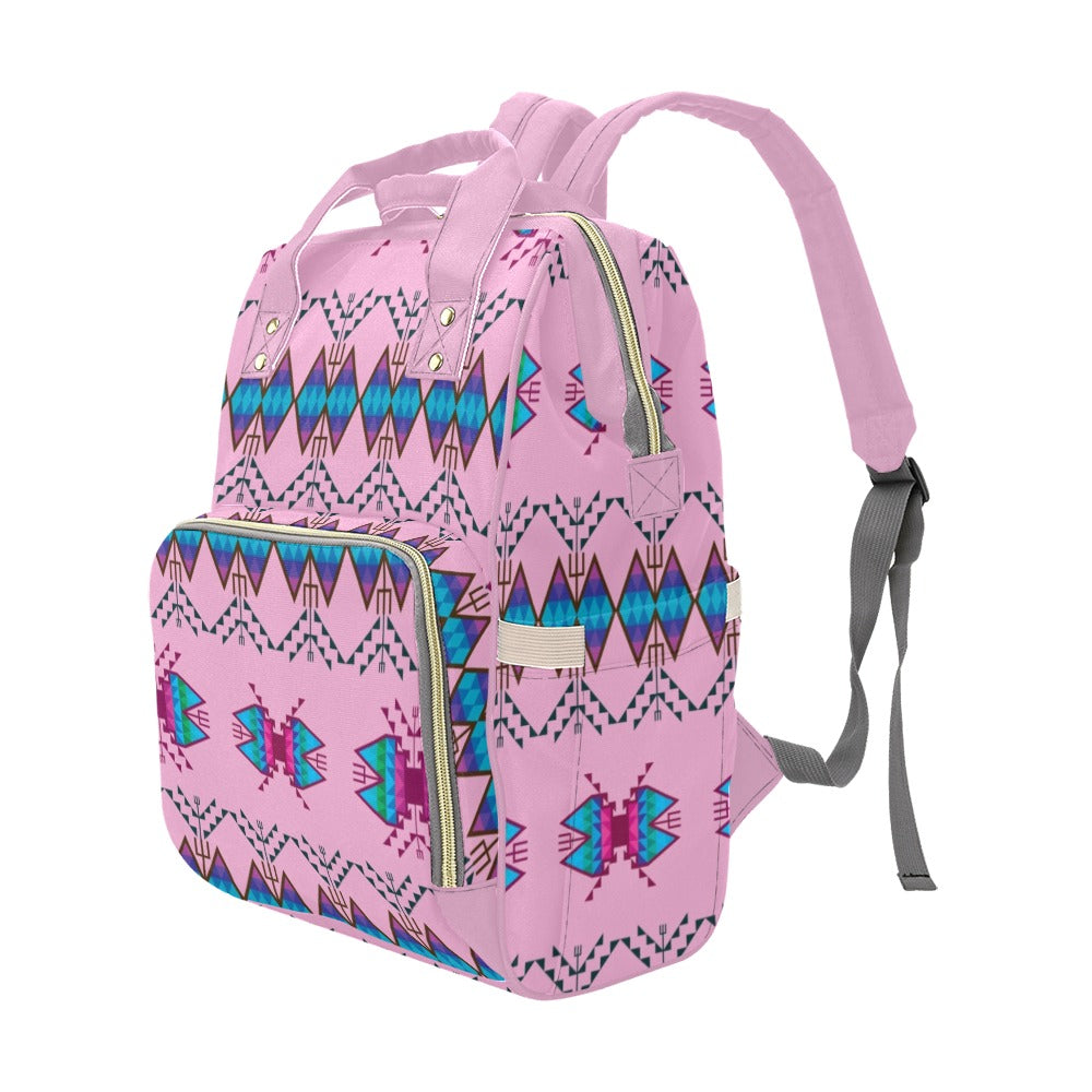 Sacred Trust Carnation Multi-Function Diaper Backpack/Diaper Bag