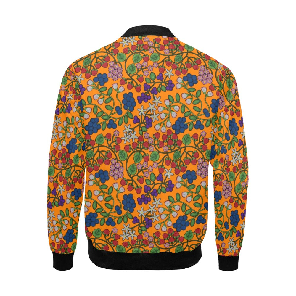 Takwakin Harvest Carrot All Over Print Bomber Jacket for Men