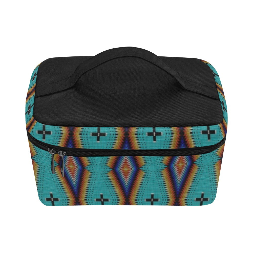 Diamond in the Bluff Turquoise Cosmetic Bag/Large